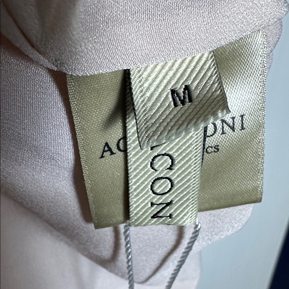 Aconiconi Midi Dress Long Sleeve V-Neck Size  Medium Abstract Print Lined - Picture 12 of 17